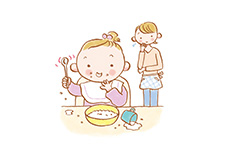 ０・１・２歳児の食事～あそび食べの原因と対応
