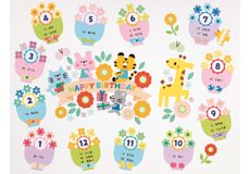 ハッピーフラワーのお誕生表