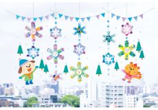 冬にピッタリ！『キラキラ☆雪の結晶の窓飾り』を作ろう！